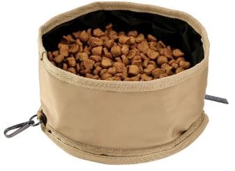 Sachi Pupbowl Portable Folding Dog Bowl - Latte Miscellaneous The Cooks Kitchen 