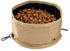 Sachi Pupbowl Portable Folding Dog Bowl - Latte Miscellaneous The Cooks Kitchen 