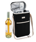 Sachi Two Bottle Insulated Wine Cooler Black
