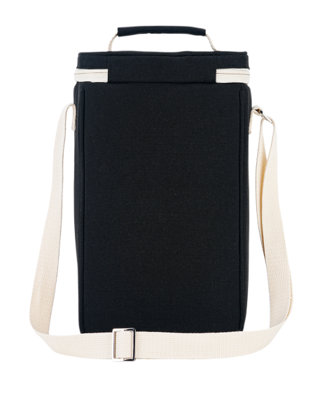 Sachi Two Bottle Insulated Wine Cooler Black