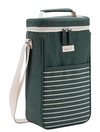 Sachi Two Bottle Insulated Wine Cooler Dark Green