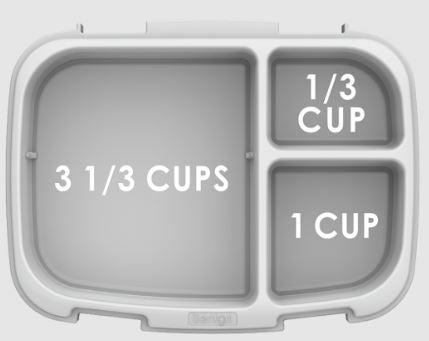 Bentgo Fresh Leak Proof Bento Lunch Box - Grey