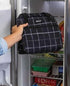 Packit Freezable Hampton Lunch Bag - Black Grid Lunch Bags The Cooks Kitchen 
