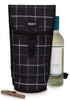 Packit Freezable Napa Wine Bag Grid Size 13x19.5x33cm In Black Wine Accessories The Cooks Kitchen 