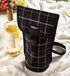 Packit Freezable Napa Wine Bag Grid Size 13x19.5x33cm In Black Wine Accessories The Cooks Kitchen 