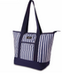 Packtit Freezable 12 Can Cooler Tote 10l Seaside Stripe