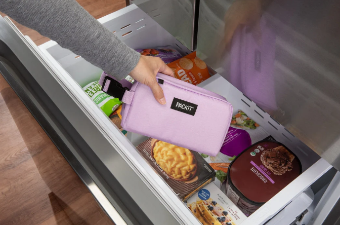 Packit Freezable Snack Box Lavender