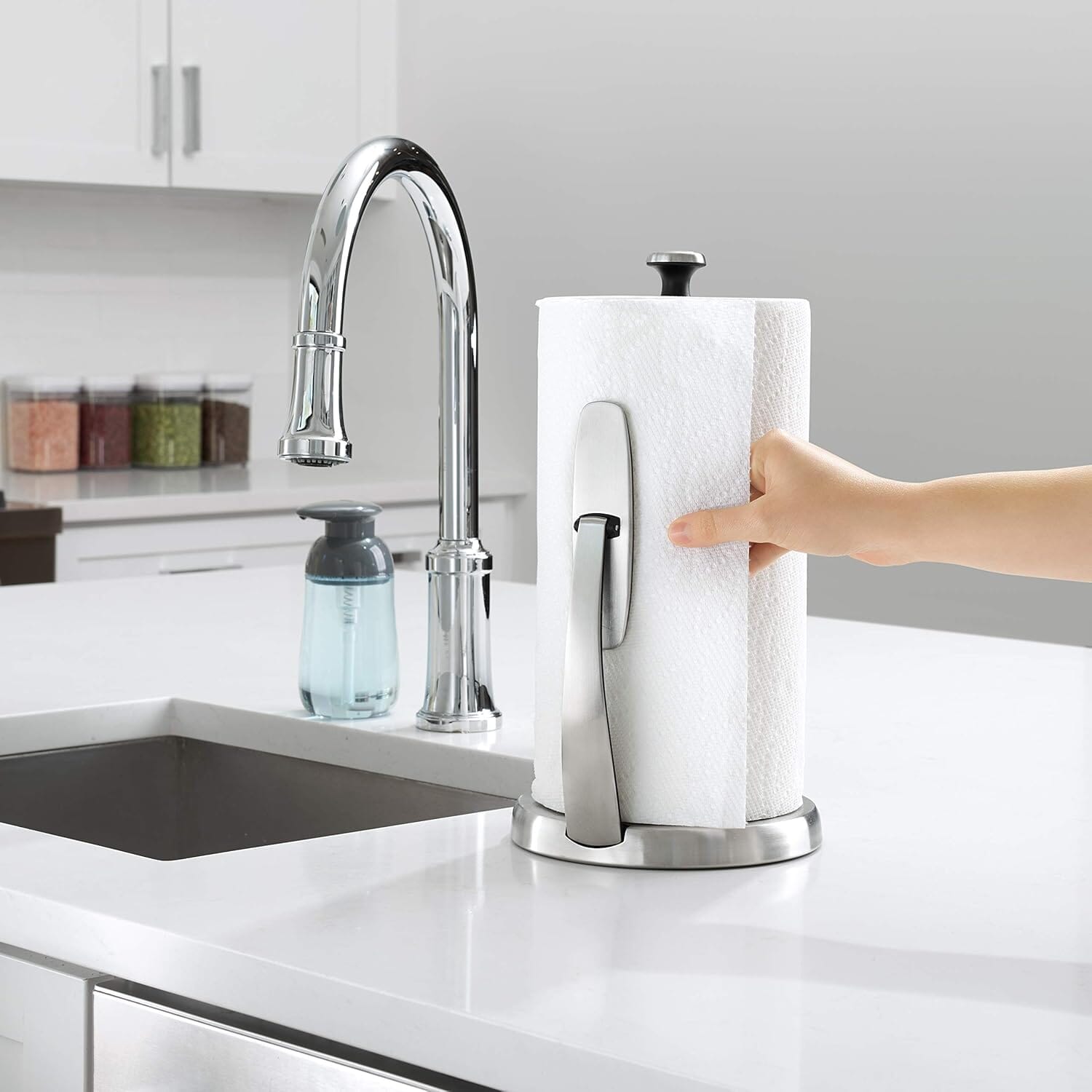 Oxo Good Grips Simplytear Paper Towel Holder Paper Towel & Napkin Holders The Cooks Kitchen 