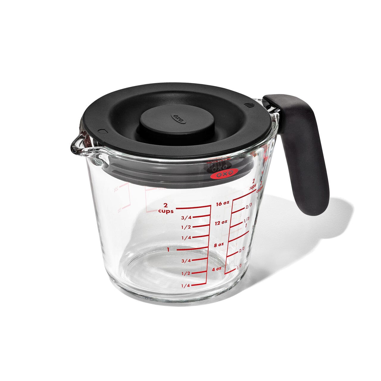 Oxo Good Grips Glass Measuring Cup With Lid - 2 Cup/ 500ml Measuring Cups & Spoons The Cooks Kitchen 