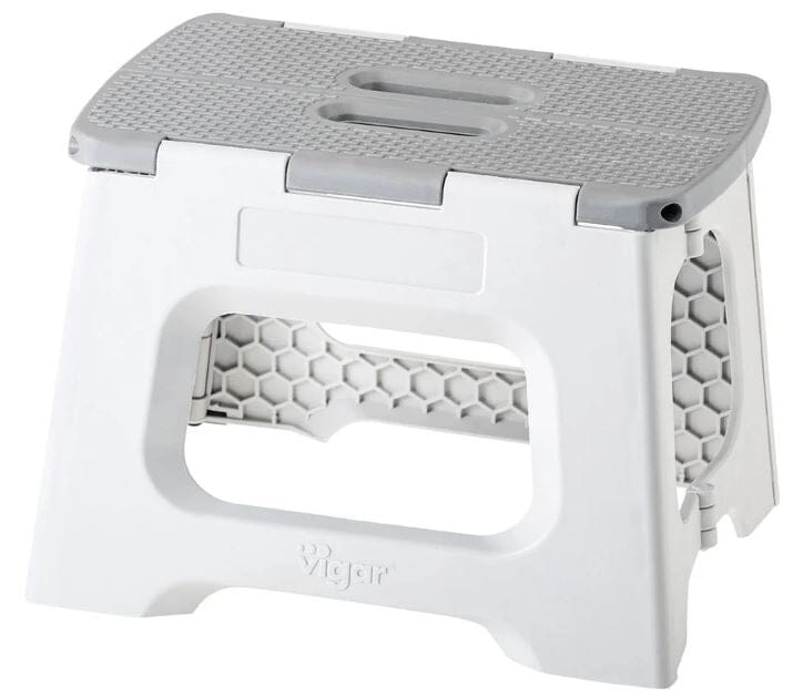 Vigar Compact Grey Foldable 23cm Stool Home Decor The Cooks Kitchen Mandurah 