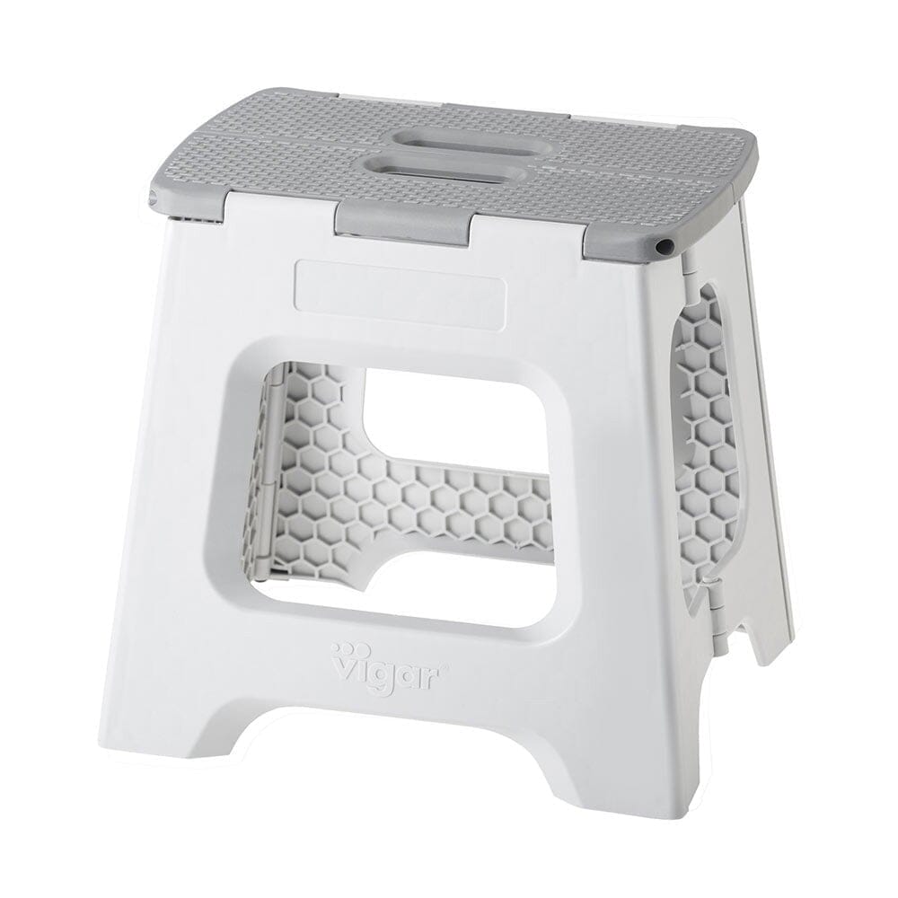 Vigar Compact Foldable 32cm Stool Grey Miscellaneous The Cooks Kitchen Mandurah 
