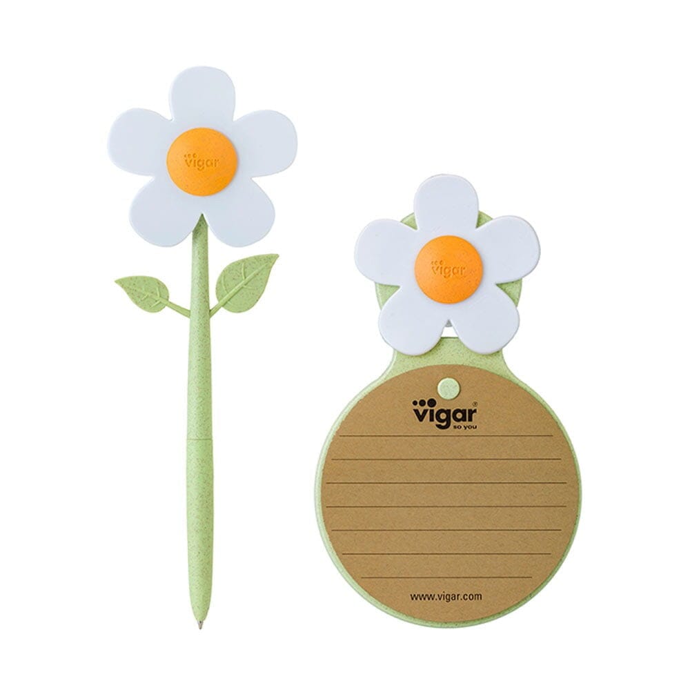 Vigar Florganic Pen With Magnet + Notebook With Suction Set Novelty Gifts The Cooks Kitchen Mandurah 