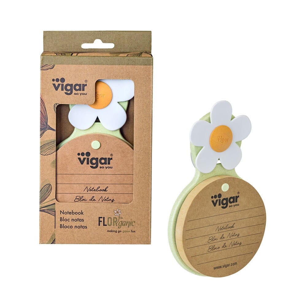 Vigar Florganic Flower Power Notebook With Suction Novelty Gifts The Cooks Kitchen Mandurah 