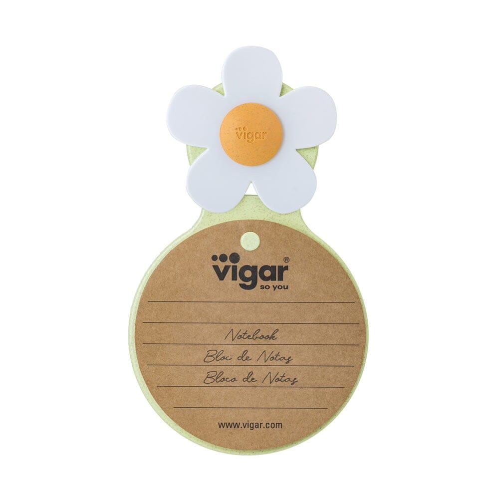 Vigar Florganic Flower Power Notebook With Suction Novelty Gifts The Cooks Kitchen Mandurah 