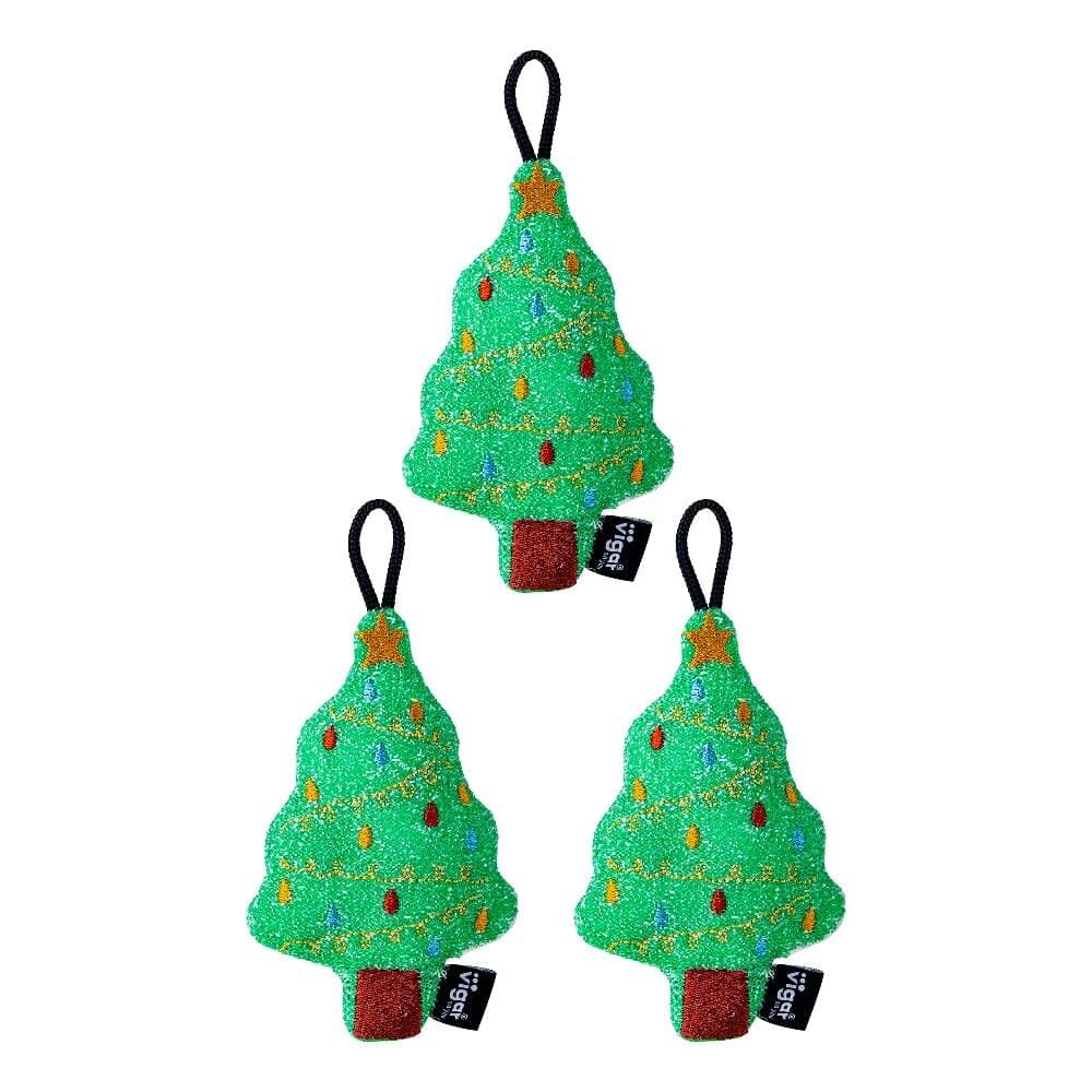 Vigar Christmas Tree Scrubber Sponge Pack - 3pk Cleaning Cloths The Cooks Kitchen 