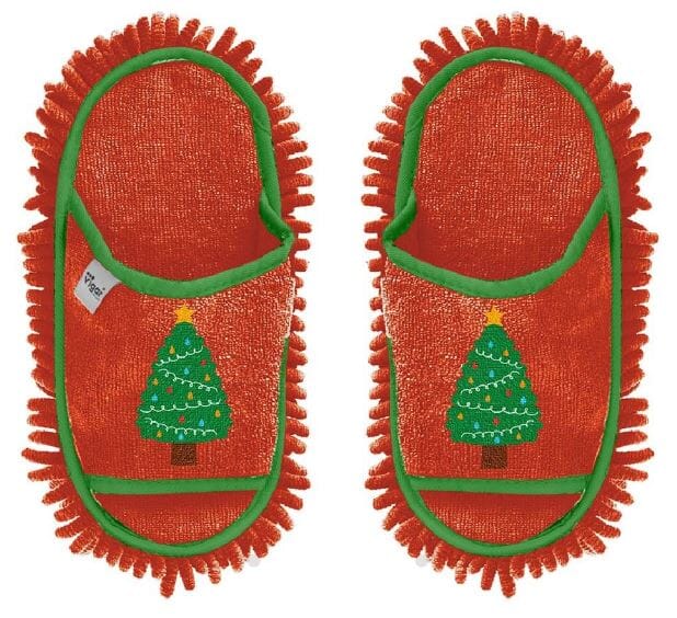 Vigar Christmas Tree Microfibre Cleaning Slippers Novelty Gifts The Cooks Kitchen 