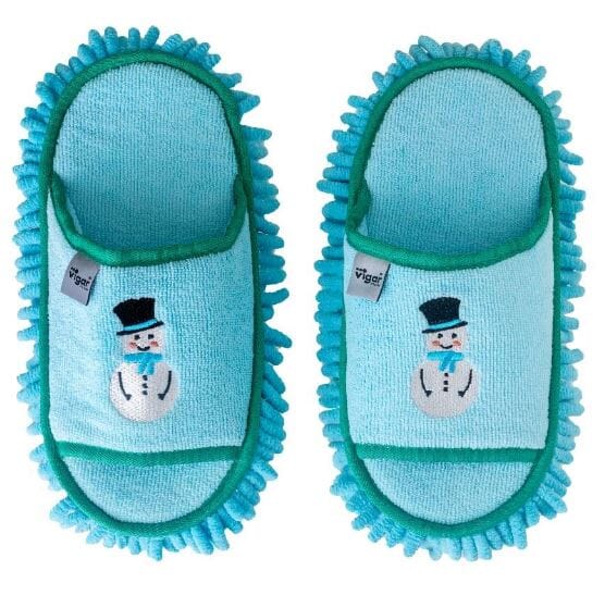 Vigar Frosty The Snowman Microfibre Cleaning Slippers Novelty Gifts The Cooks Kitchen 
