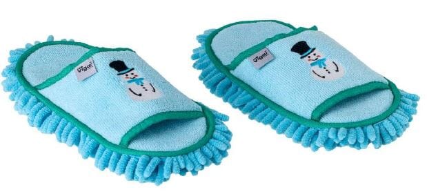 Vigar Frosty The Snowman Microfibre Cleaning Slippers Novelty Gifts The Cooks Kitchen 