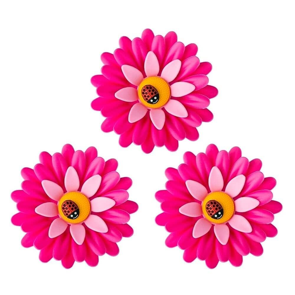 Vigar Flower Power Pink Magnet 3pck Miscellaneous The Cooks Kitchen 