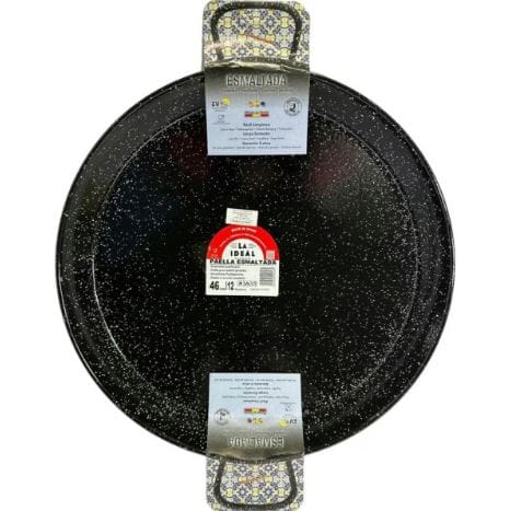 Garcima Paella Pan Enamelled 46cm 1.2mm Paella The Cooks Kitchen 