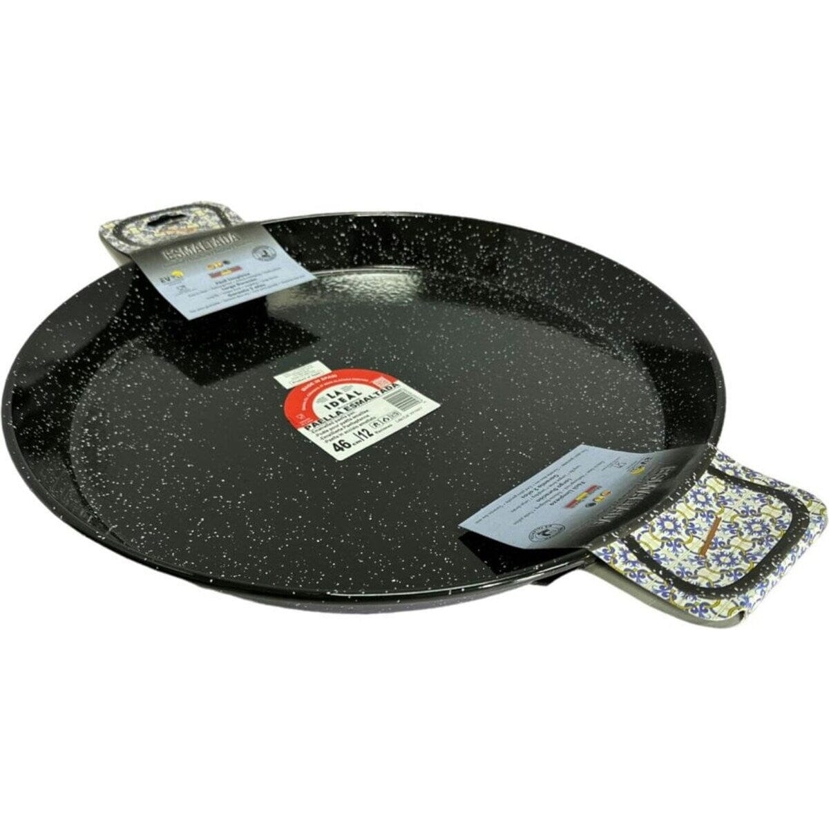 Garcima Paella Pan Enamelled 46cm 1.2mm Paella The Cooks Kitchen 