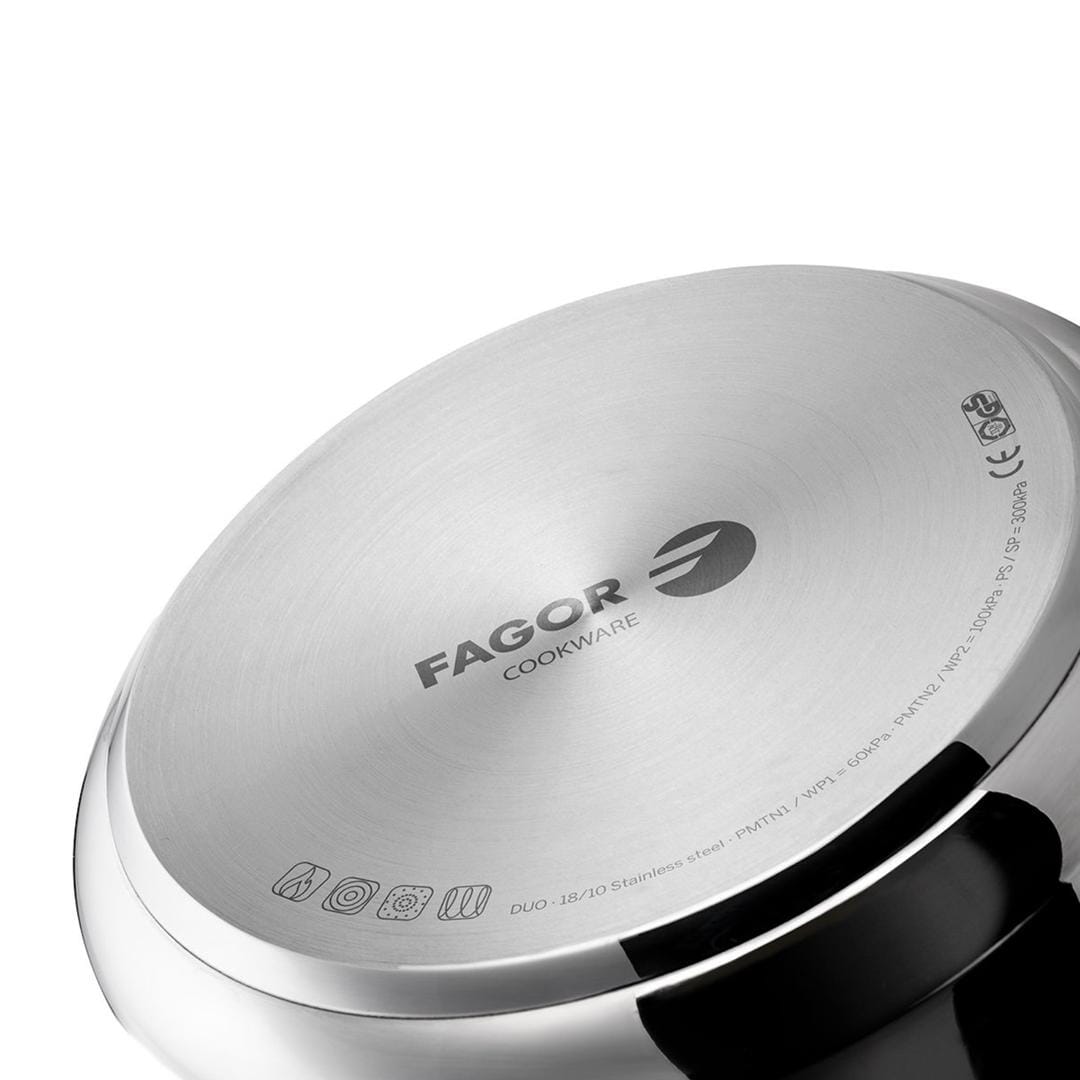 Fagor Duo S/s Pressure Cooker 7.5l Pressure Cookers & Slow Cooker The Cooks Kitchen Mandurah 