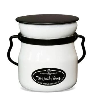 Cream Jar Candle - Tiki Beach Flower Room Diffusers & Candles The Cooks Kitchen 