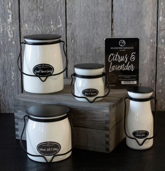 Butter Jar Candle, Large - Rosemary & Mint