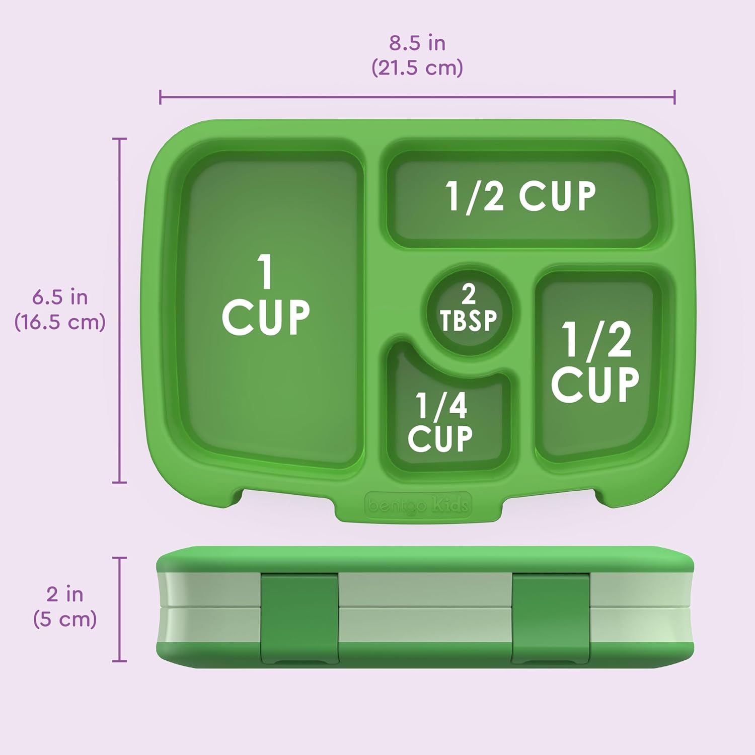 Bentgo Kid's Leak-proof Bento Lunch Box - Green