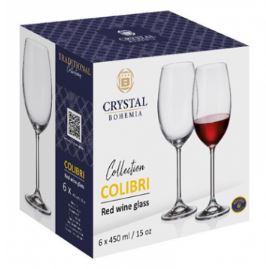 Bohemia Colibri Red Wine Set/6 580ml
