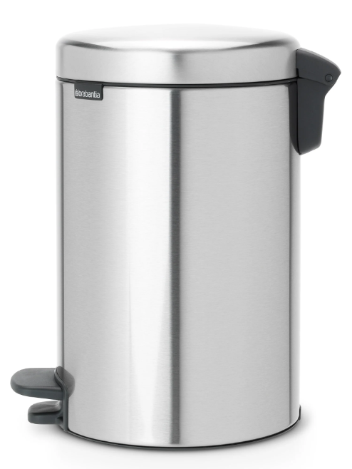 Brabantia Newicon 3.2 Gal. Matte Steel Fingerprint Proof Step-on Trash Can
