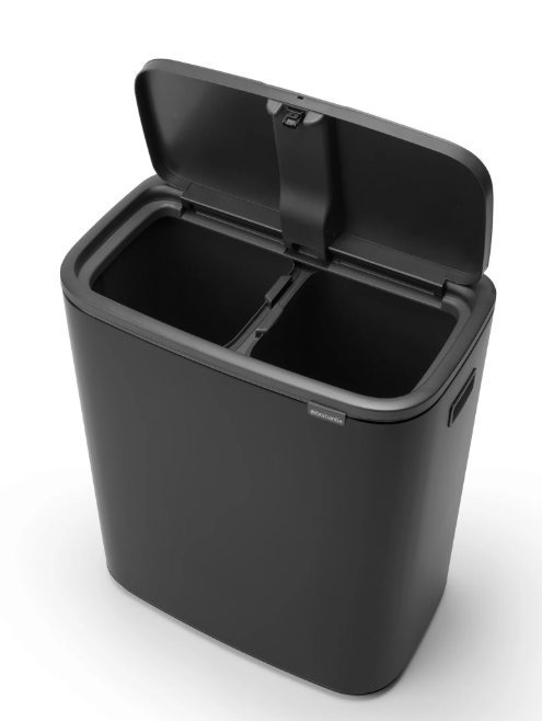 Brabantia Bo Touch Bin 2 X 30l Matt Black