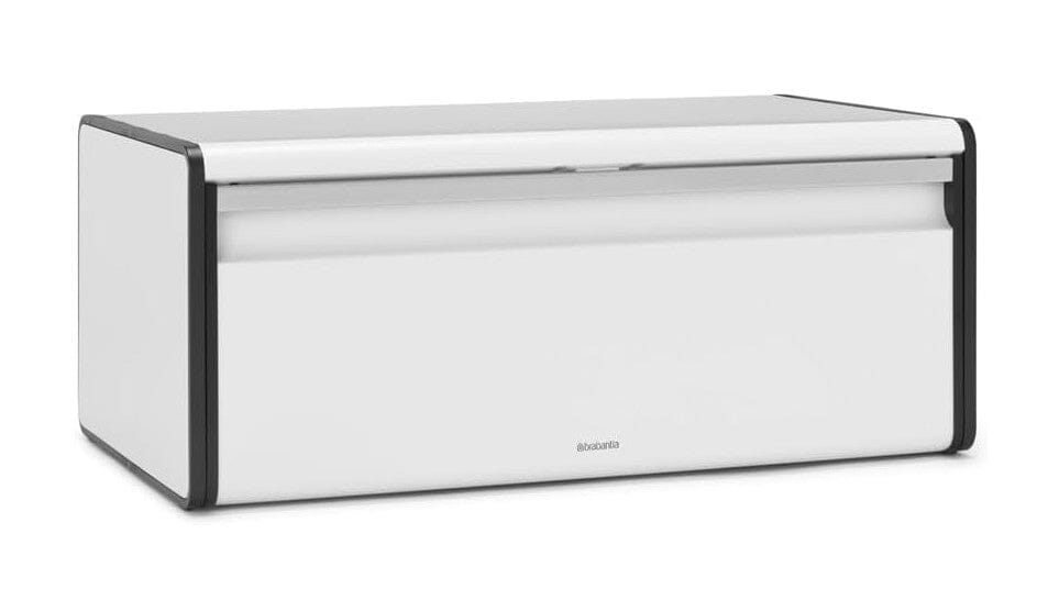 Brabantia Fall Front Bread Box - White Bread & Butter Storage The Cooks Kitchen 