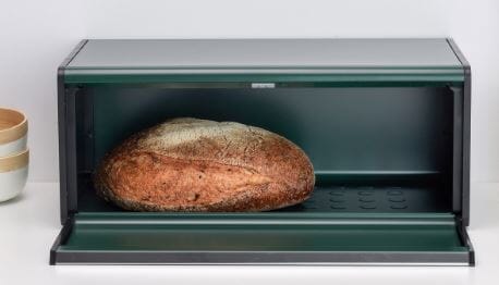 Brabantia Fall Front Bread Bin - Matte Black Bread & Butter Storage The Cooks Kitchen 