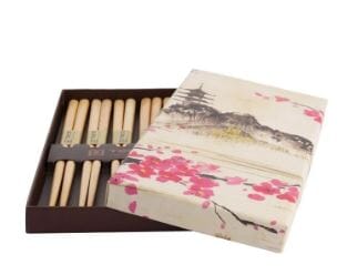 Tokyo Design Studio Chopstick Set 5pc - Wooden Brown Chopsticks The Cooks Kitchen 