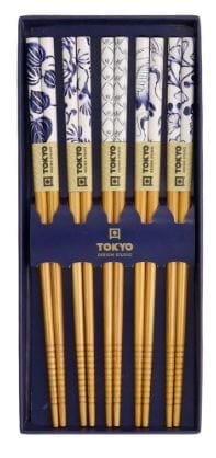 Tokyo Design Studio Chopstick Gift Set 5pc - Japonica Chopsticks The Cooks Kitchen 