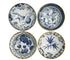 Tokyo Design Studio Flora Japonica Mixed Rice Bowl 12cm 4 Piece In Blue Loose Dinnerware The Cooks Kitchen 