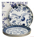 Tokyo Deisign Studio Flora Japonica Mixed Plate Giftset 4 Piece 20cm In Multi