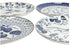 Tokyo Design Studio Flora Japonica Mixed Plate Giftset 4 Piece 25cm In Multi