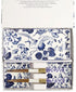 Tokyo Design Studio Flora Japonica Sushi Plate Giftset 4 Piece In White