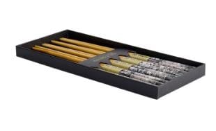 Tokyo Design Studio Chopstick Set 5pc - Tokyo Fan Chopsticks The Cooks Kitchen 