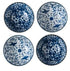 Tokyo Design Studio Sakura Bowl Set 4pc 15cm - Blue Bowls The Cooks Kitchen 