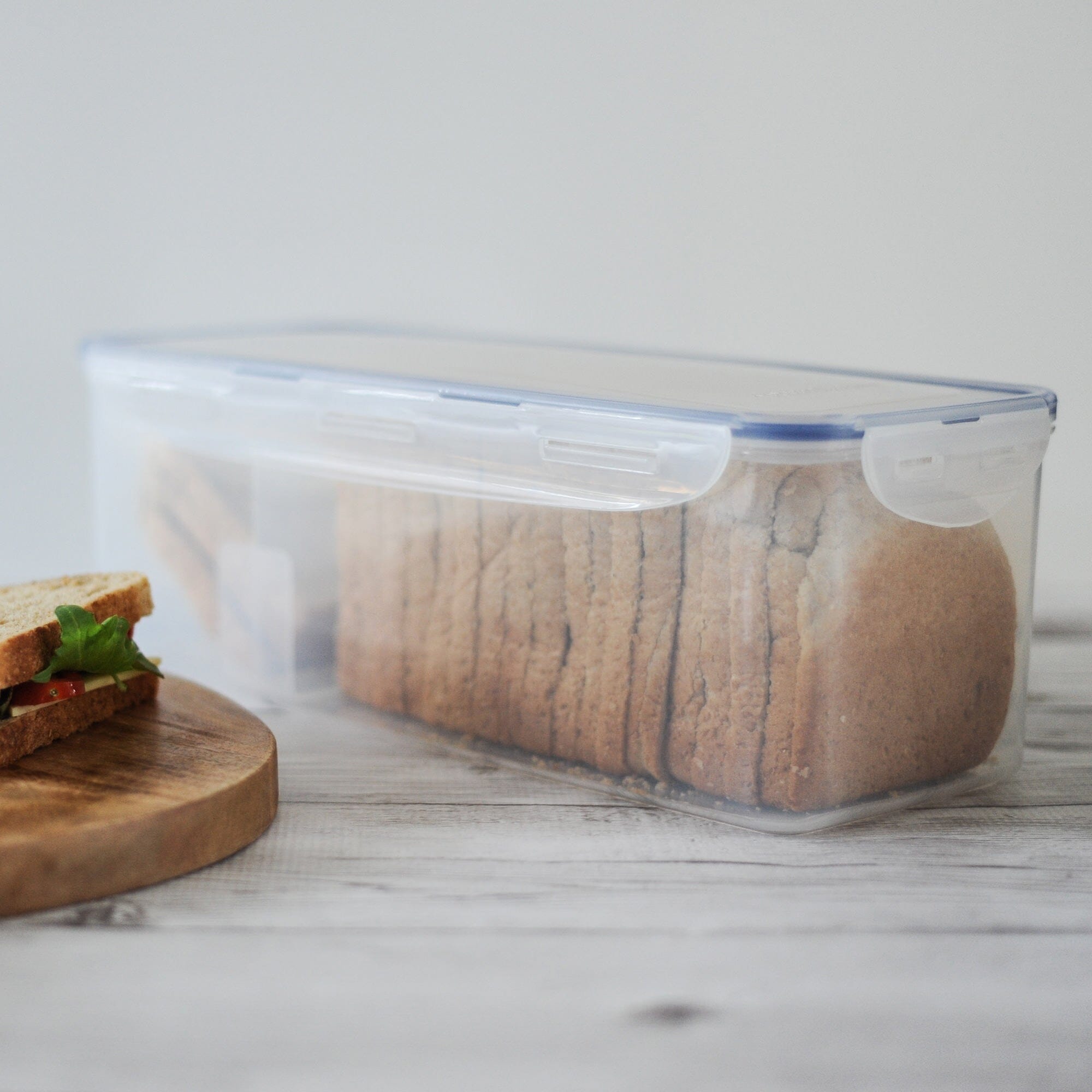 Lock And Lock Rec Tall Classic Rectangular Tall W/divider- 5l Bread & Butter Storage The Cooks Kitchen Mandurah 