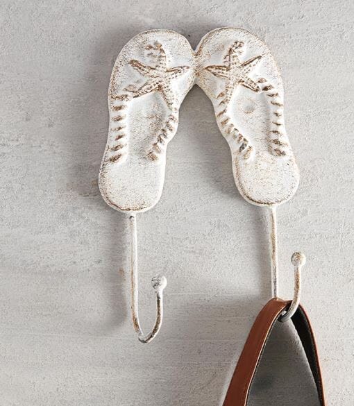 Coastal Cast Iron - Sandals Hook Novelty Gifts The Cooks Kitchen 