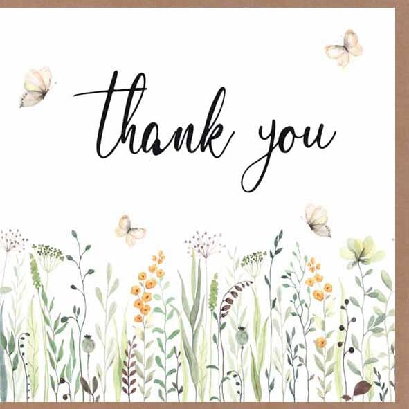 Card - Thank You Meadow Cards & Wrapping The Cooks Kitchen 