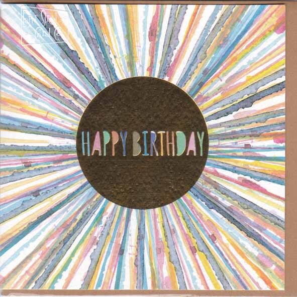 Card - Happy Birthday Splat Cards & Wrapping The Cooks Kitchen 