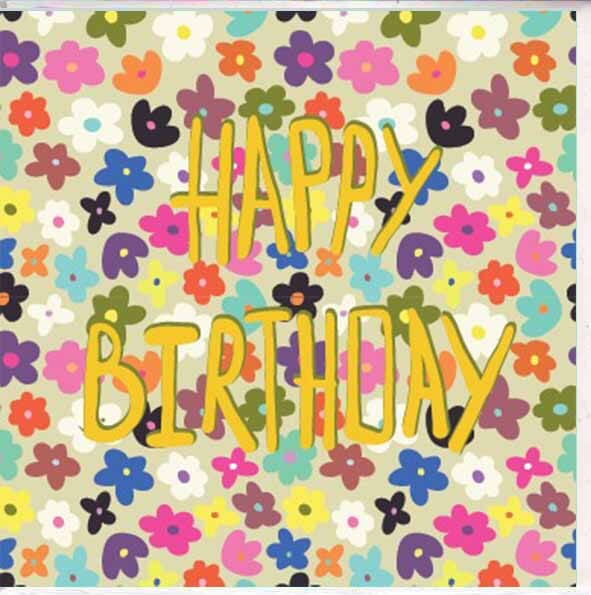 Card - Happy Birthday. Cards & Wrapping The Cooks Kitchen 