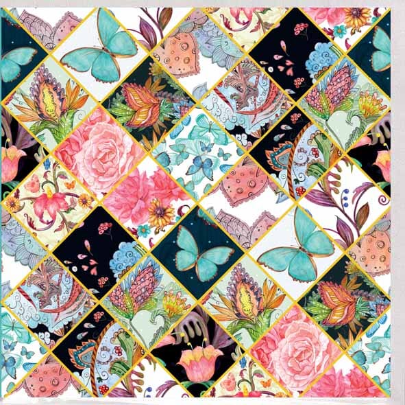 Card - Pattern Butterflies Cards & Wrapping The Cooks Kitchen 