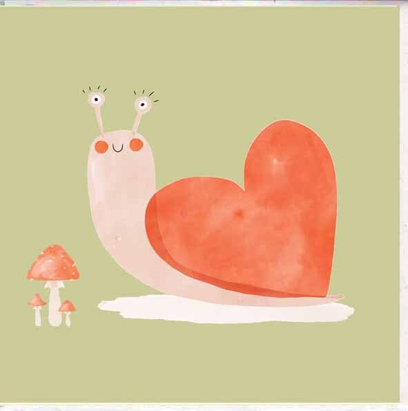 Card - Love Snail Cards & Wrapping The Cooks Kitchen 