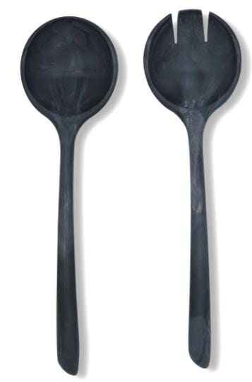 Put A Lid On It - Salad Serving Set - The Servers - Charcoal Bowls The Cooks Kitchen 